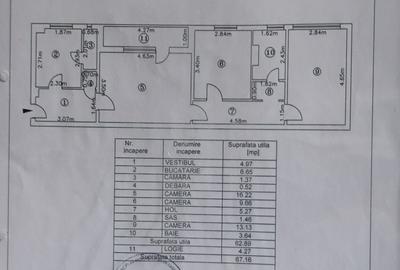 Apartament cu trei camere, zona Straduintei, 95.000€ negociabil - 20
