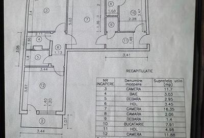 Apartament 3 camere etaj 1 rond Podu Ros - 4