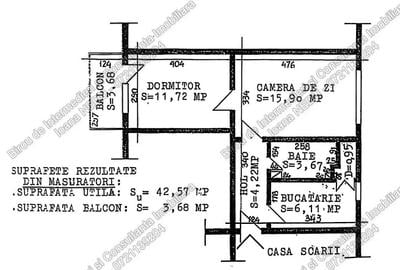 🙋Gara🔸2 Camere semiDecomandate 46,25m² Mobilat Utilat Izolat Etaj 2 - 6