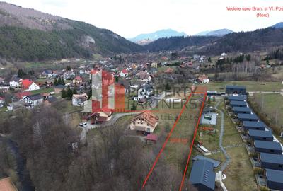Teren intravilan 2.256 mp Bran – Podul Șimonului  |  Ideal cabane | Vedere Munte - 3