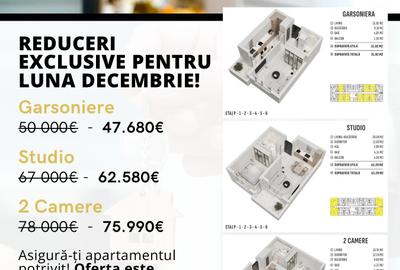 PROMOTIA LUNII DECEMBRIE-STUDIO DE VANZARE=MILITARI RESIDENCE- - 1