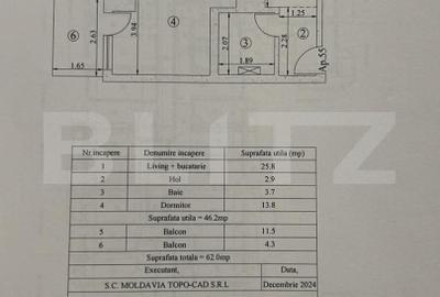 Apartament 2 camere, 60 mp, Royal Town - 10