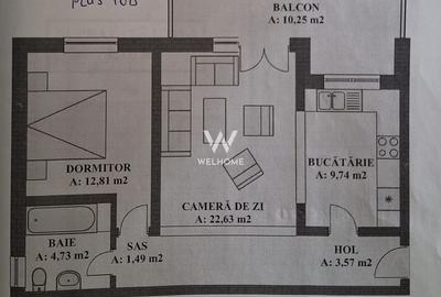Apartament 2 camere cu POD generos 30mp- Selimbar, Triajului - 17