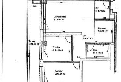 Apartament cu 3 camere, 75 mp, loc de parcare subteran, cartier Zorilor - 11
