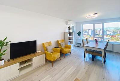 Apartament cu 2 camere, 56 mp, parcare, panoramic superb, Piata 1 Mai - 2