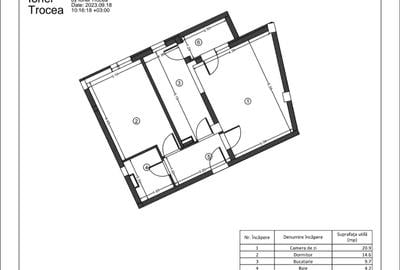 Apartament 2 camere 57 mp decomandat Militari Uverturii BLOC NOU - 1