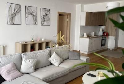 Apartament cu 2 camere semidecomandat, mobilat în Pipera