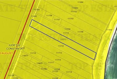 Teren intravilan constructii cu deschidere la mare in 23 August  Constanta - 2