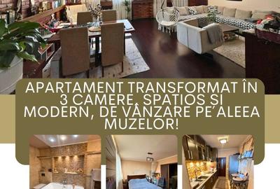 Apartament transformat în 3 camere de vânzare pe Aleea Muzelor! - 1