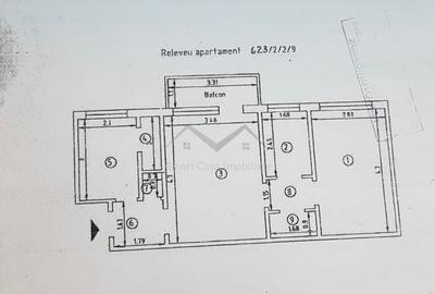 Apartament cu 2 camere semidecomandat în Podu Roș
