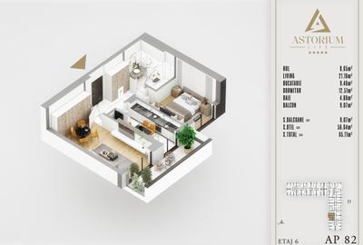 Apartament cu 2 camere decomandat în Theodor Pallady