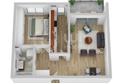 Apartament 2 camere | 56mp | mobil nou | Parcare | Andrei Muresanu - 1