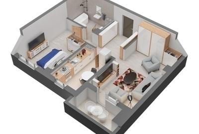 *BLOC NOU*Doua camere decomandat Zimbru-Dacia - 1