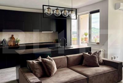 Apartament cu 2 camere open-space, mobilat în Florești