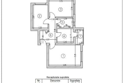 Ap 3 camere,  str.Trandafirilor, nr.3 Hunedoara - 3
