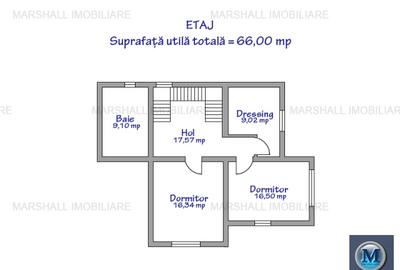 Vila cu 4 camere de vanzare in Strejnicu, 131.81 mp #16524 - 11