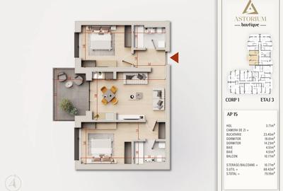 Apartament 3 Camere Spațios cu Finisaje Premium Comision 0% - 2
