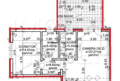 Apartament 2 camere decomandate, cu terasă de 26 mp | Andrei Mureșanu Sud - 14