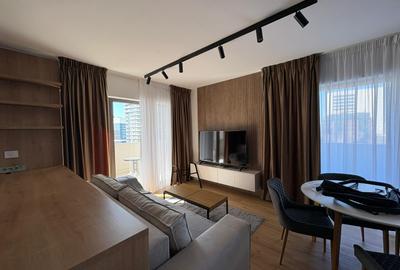 Apartament cu 2 camere semidecomandat, mobilat în Nord