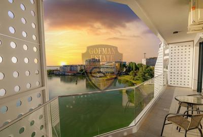 2 Camere, Lake On Mamaia NOU Prima inchiriere 68mp frontal lac, parcare, balcon - 1