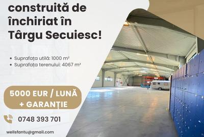 Hală industrială nou construită de închiriat în Târgu Secuiesc! - 1