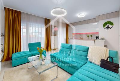 Apartament cu 3 camere, 71mp utili+balcon 12mp, loc de parcare - 3