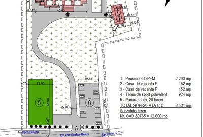 Teren intravilan Rosia, 12 000 mp, cu proiect aprobat. Comision 0. - 4