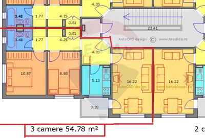 Apartament decomandat cu 3 camere de inchiriat Prevederii Trapezului - 8