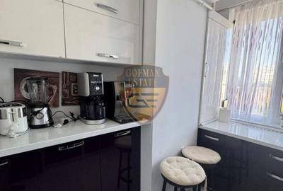 4 camere Tomis Nord bloc 2018, 86 mp complet mobilat modern balcon parcare 2 bai - 3