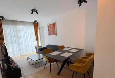 Apartament cu 2 camere semidecomandat, mobilat în Pipera