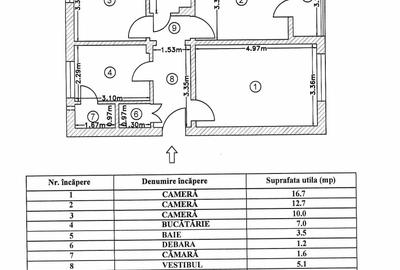 Titan, la 5 minute metrou Costin Georgian, pe intrarea Muncii, bloc 1977 - 14