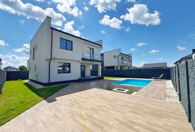 Vila individuală P+1E || 4 camere+3 băi+dressing || piscină + fireplace - 2
