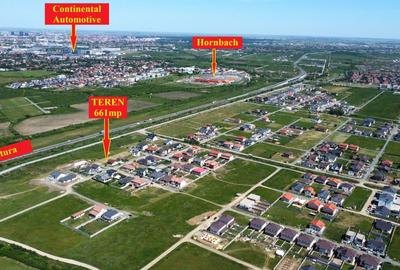 Teren 661mp Moșnița Nouă | Utilități | Aproape de Timișoara și Centură | 65.000€ - 5