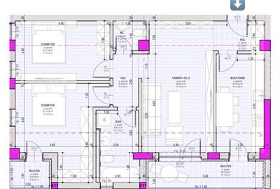 Apartament la cheie cu 3 camere 2 bai 2 balcoane parcare zona Brana - 9