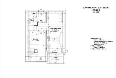 Apartament 2 camere | Bloc cu lift | Proiect nou | Parcare inclusa | - 6
