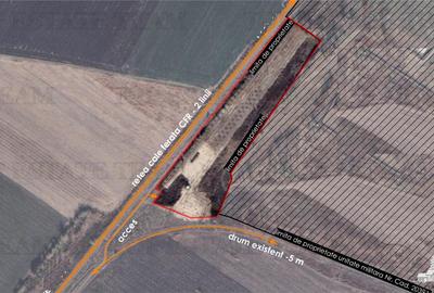 Teren si platforma betonata cu acces rapid la Autostrada Moldovei - Boboc, Buzau - 2