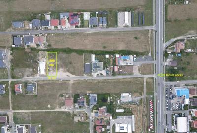 Teren Construcții intravilan de 800 mp, în Moșnița Nouă