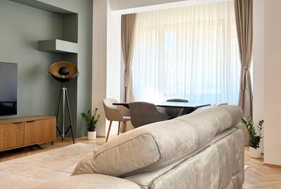 Apartament cu 3 camere semidecomandat, mobilat în Aviatorilor