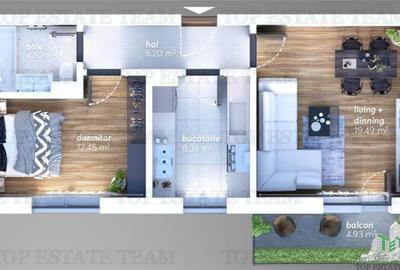 Apartament 2 camere decomandat Bucuresti-sector 6 - 2