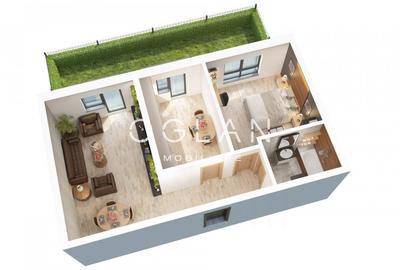 Apartament 2 cam cu gradina 40 mp,  Doamna Stanca 0% Comision - 3