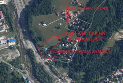 TEREN PENTRU DEZVOLTARE SINAIA-CUMPATU Str. Zamora-9.801 mp-Comision 0% - 18