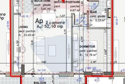 Apartament cu 2 camere de vânzare semicentrală - Mărăști - 8
