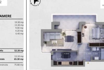 Grand Kristal - 2 camere , loc de parcare , ideal investitie - 8