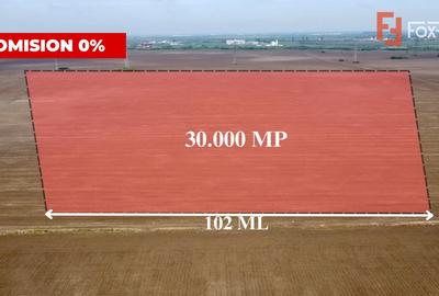 COMISION 0% Teren Extravilan 30.000 mp, front 102 ml, zona Dunca - 1