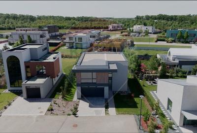 Vilă modernă de vânzare | 5 camere | Dumbrava Vlăsiei | Teren 750 mp - 23