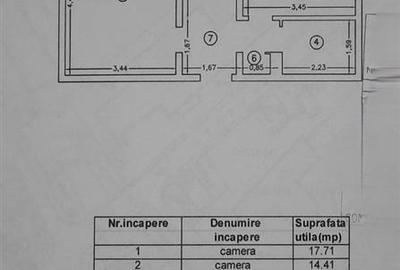 Ap. 2 camere CD, 51.5mp,  et. intermediar, Podu Ros - 12