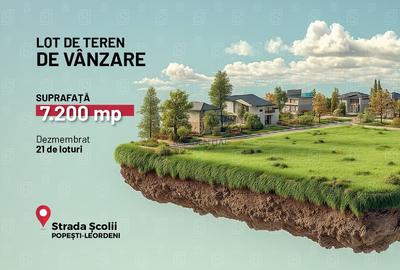 Teren 7.200 mp – deschidere 39 m la strada Viilor, Popești-Leordeni - 1