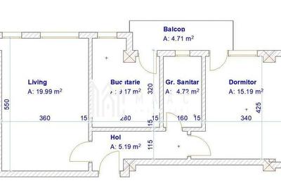 Apartament 2 camere | Etaj 3 | Balcon | Parcare | Turnisor - 2