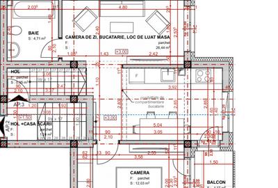 Comision 0! Apartament semifinisat, cu 2 camere, 44mp, balcon, in Apahida - 4