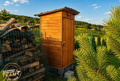 Casuta din lemn,cu 520mp teren intravilan,zona linistita,aproape de oras,Sancrai - 9